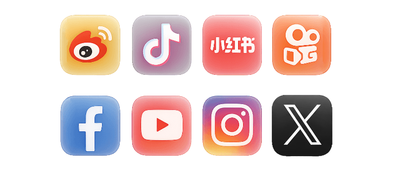 支持平台图标